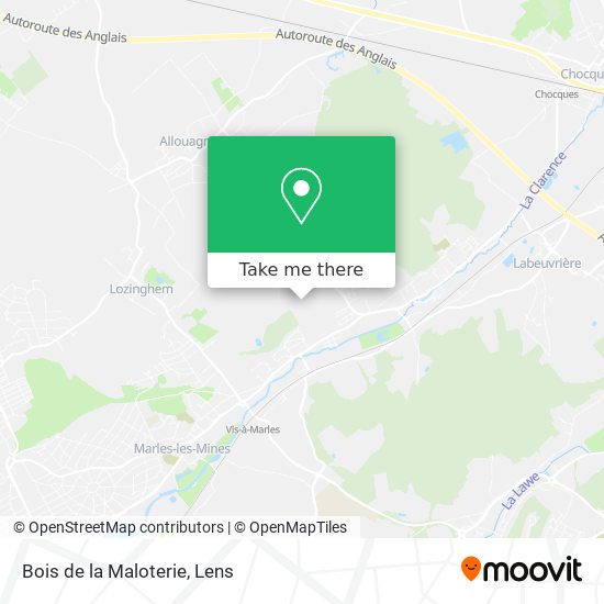 Mapa Bois de la Maloterie