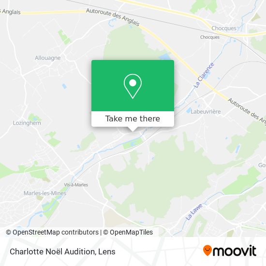 Charlotte Noël Audition map