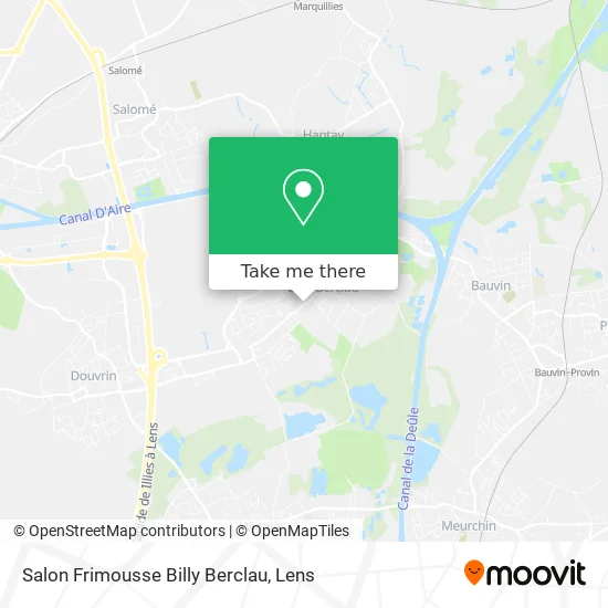 Salon Frimousse Billy Berclau map