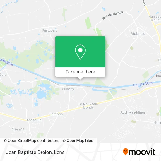 Jean Baptiste Drelon map