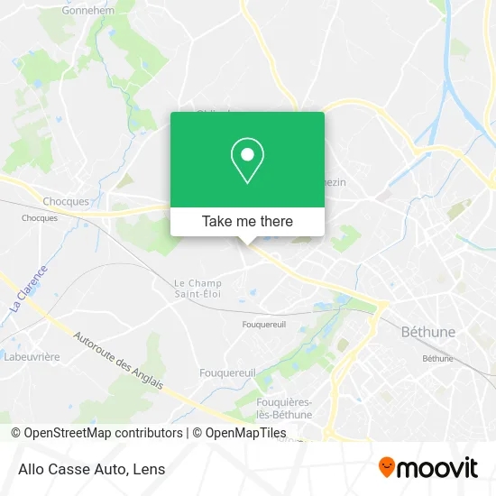 Allo Casse Auto map