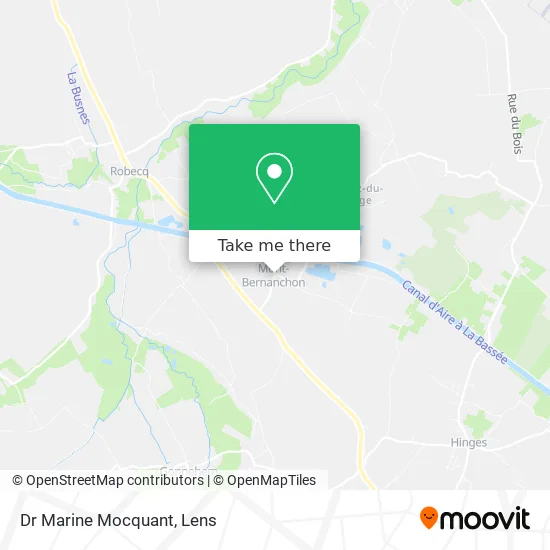 Dr Marine Mocquant map