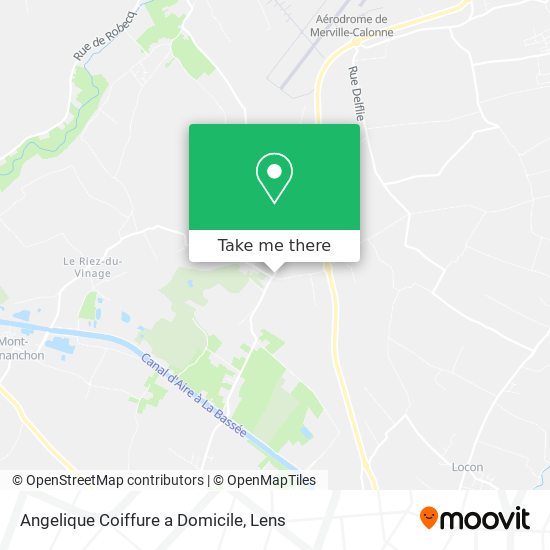 Angelique Coiffure a Domicile map