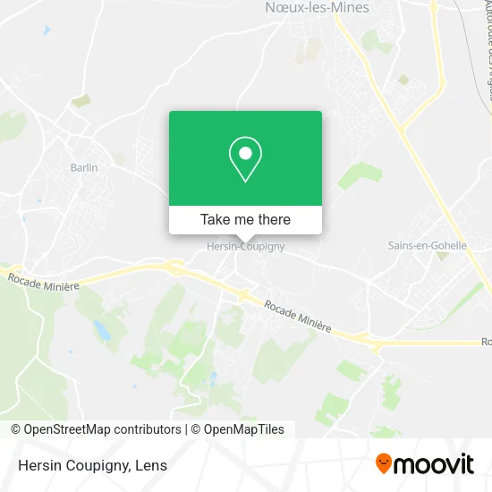 Hersin Coupigny map
