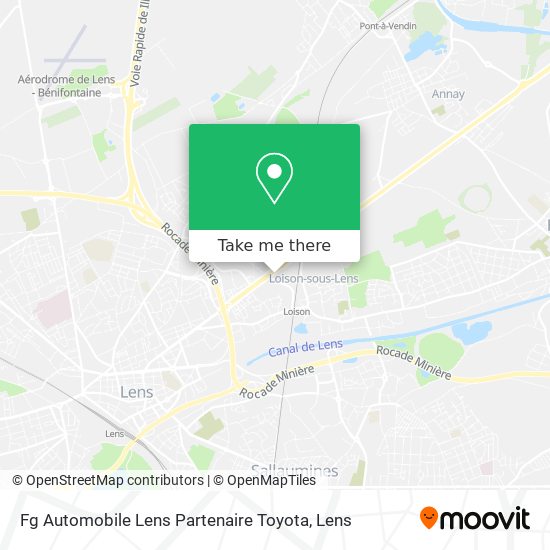 Fg Automobile Lens Partenaire Toyota map