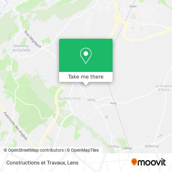 Mapa Constructions et Travaux