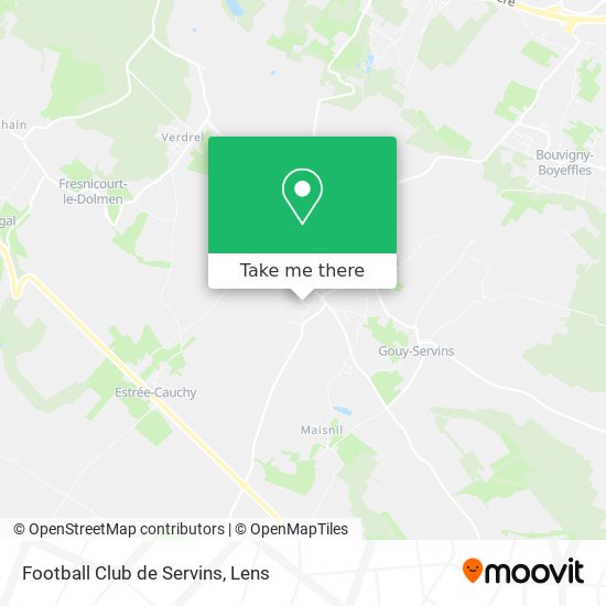 Football Club de Servins map