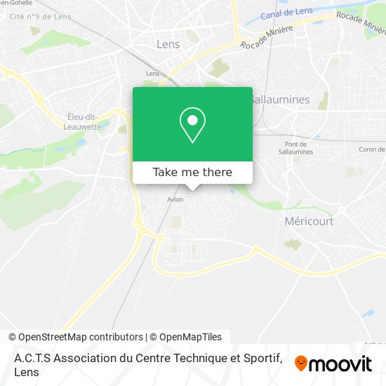 A.C.T.S Association du Centre Technique et Sportif map