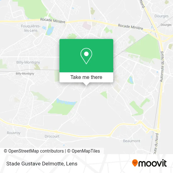 Stade Gustave Delmotte map