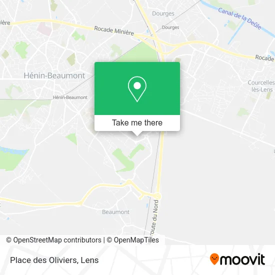 Place des Oliviers map
