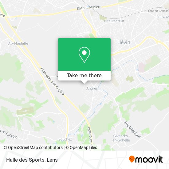 Halle des Sports map