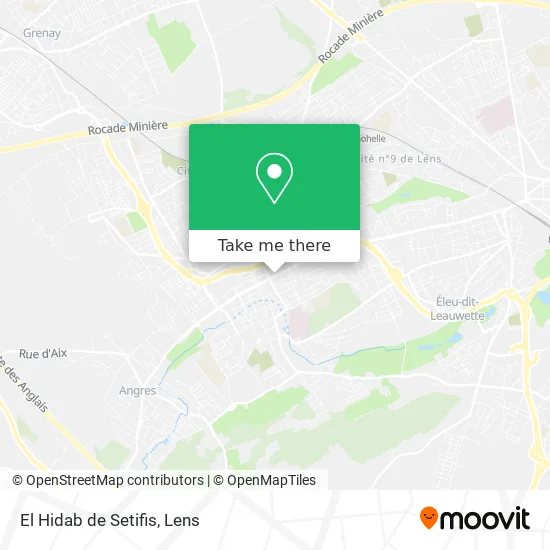 El Hidab de Setifis map