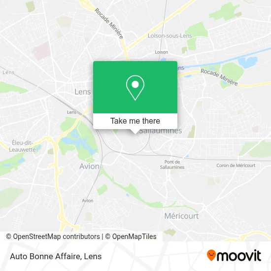 Auto Bonne Affaire map