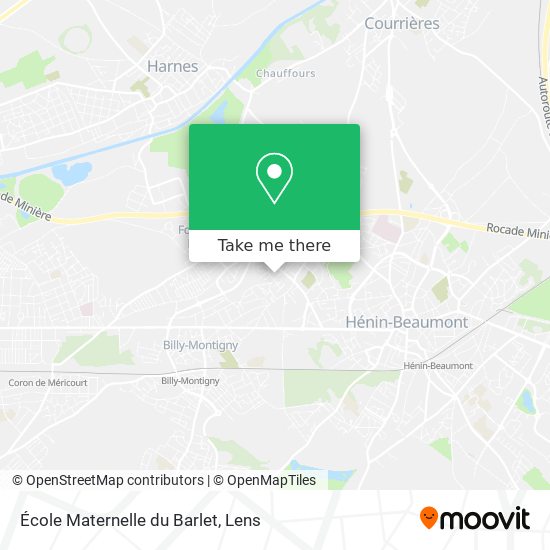 Mapa École Maternelle du Barlet