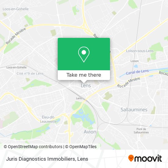 Mapa Juris Diagnostics Immobiliers