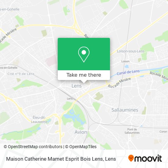 Mapa Maison Catherine Mamet Esprit Bois Lens