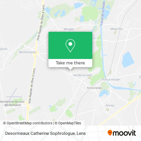Desormeaux Catherine Sophrologue map