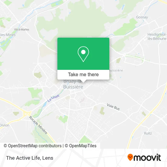 La Vie Active map