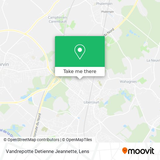 Vandrepotte Detienne Jeannette map