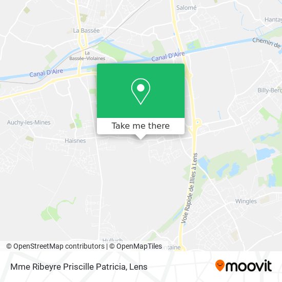 Mme Ribeyre Priscille Patricia map