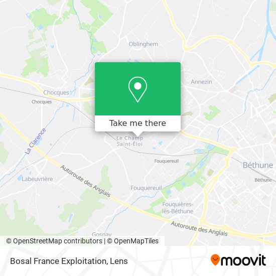 Bosal France Exploitation map