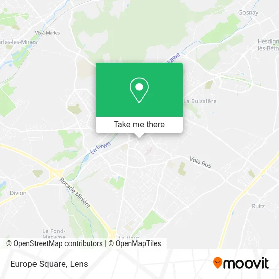 Place de l'Europe map