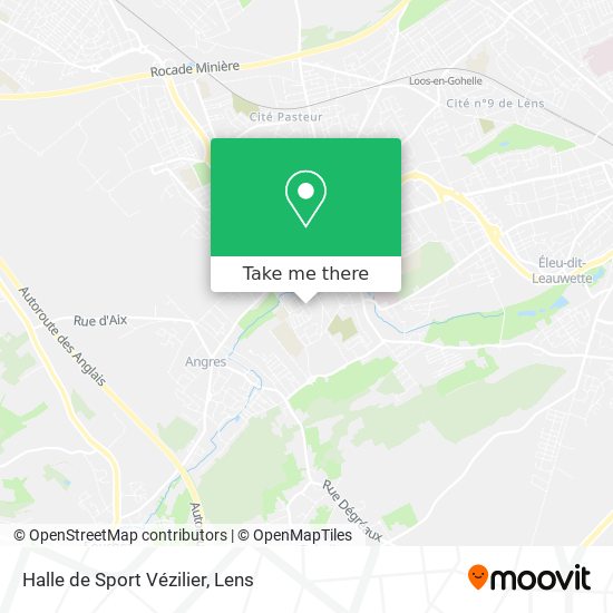 Halle de Sport Vézilier map