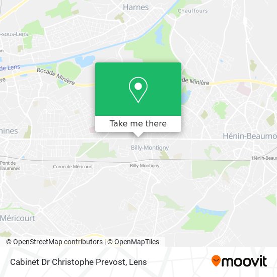 Cabinet Dr Christophe Prevost map