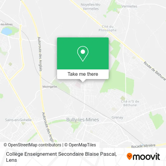 Collège Enseignement Secondaire Blaise Pascal map