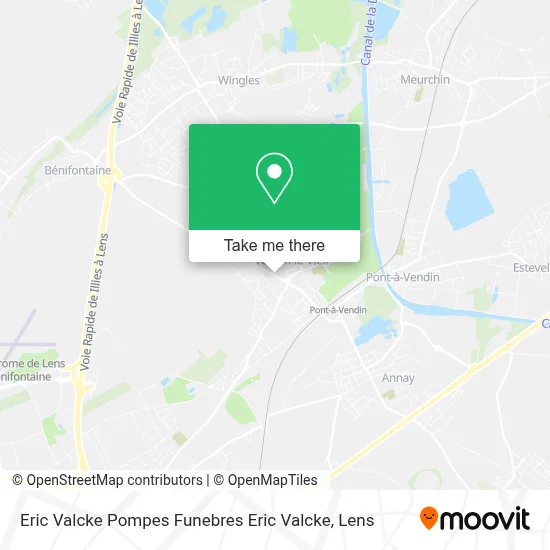 Eric Valcke Pompes Funebres Eric Valcke map