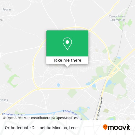 Orthodentiste Dr. Laetitia Minolas map