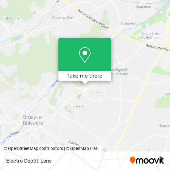 Electro Dépôt map