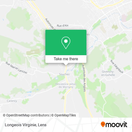 Mapa Longeois Virginie