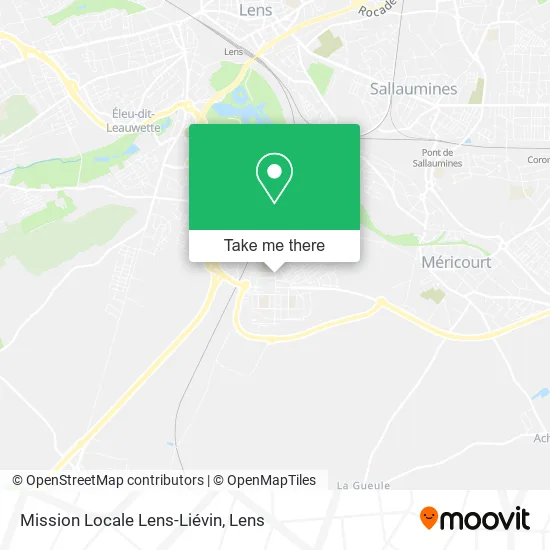 Mission Locale Lens-Liévin map