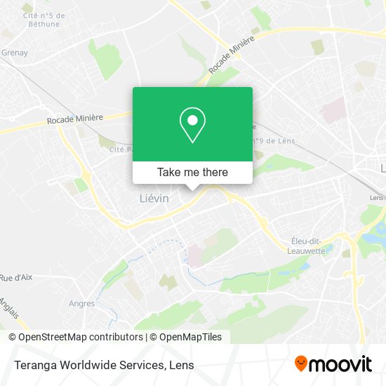 Teranga Worldwide Services map