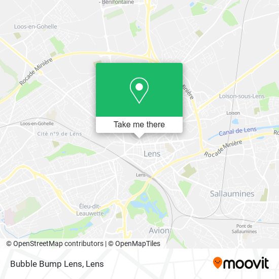 Bubble Bump Lens map