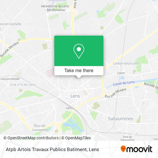 Atpb Artois Travaux Publics Batiment map