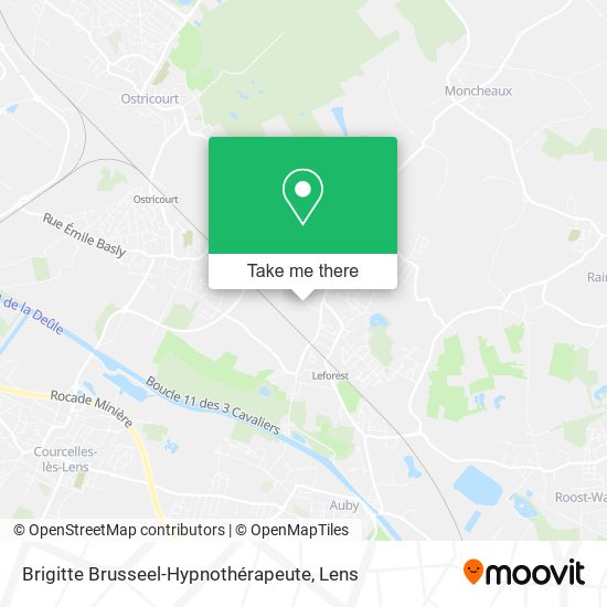 Mapa Brigitte Brusseel-Hypnothérapeute