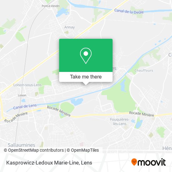 Mapa Kasprowicz-Ledoux Marie-Line