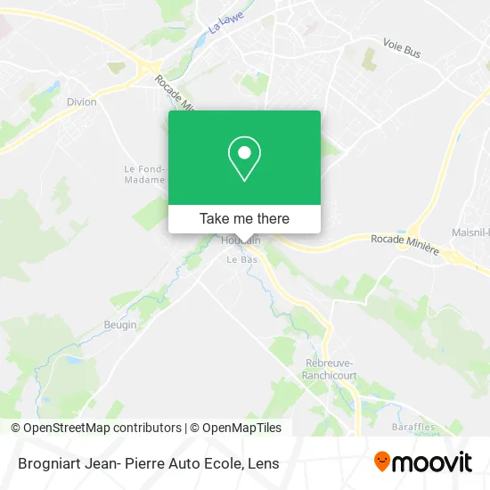 Brogniart Jean- Pierre Auto Ecole map