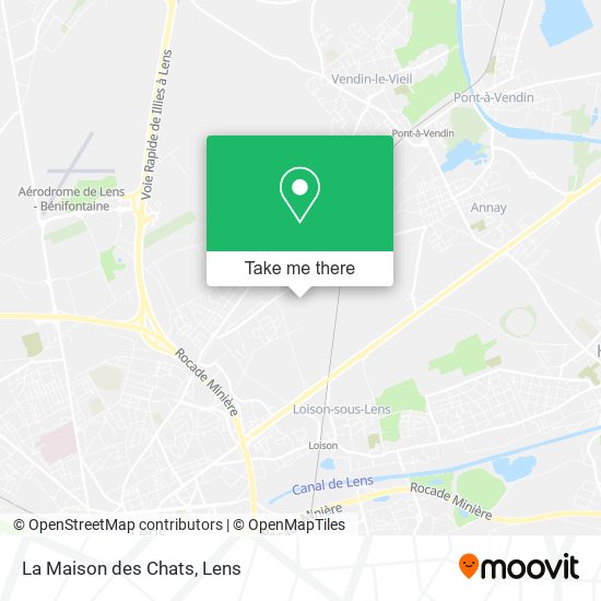 La Maison des Chats map