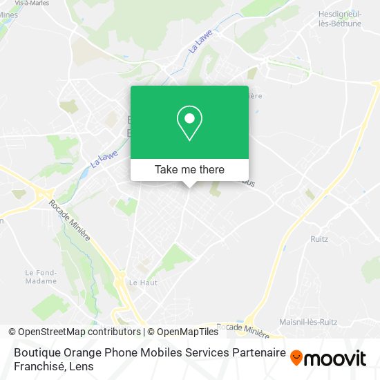 Boutique Orange Phone Mobiles Services Partenaire Franchisé map