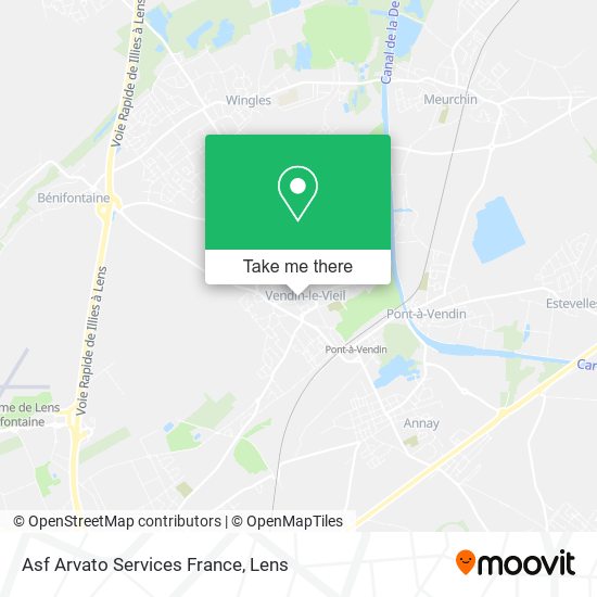 Asf Arvato Services France map