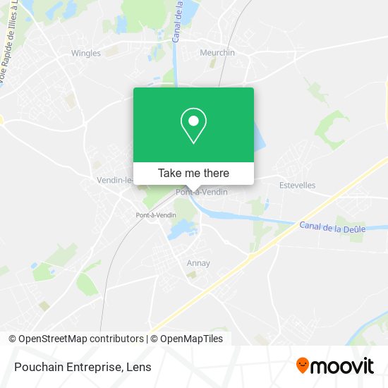 Mapa Pouchain Entreprise