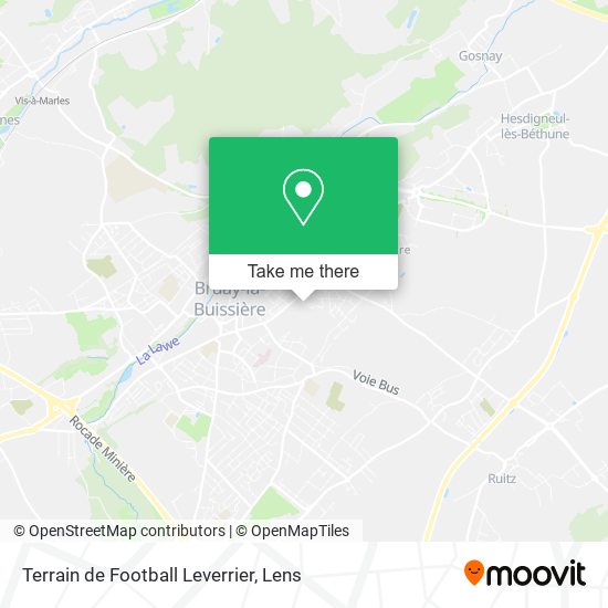 Mapa Terrain de Football Leverrier