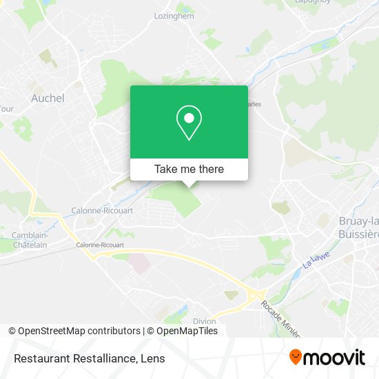 Restaurant Restalliance map