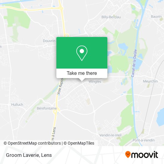 Mapa Groom Laverie