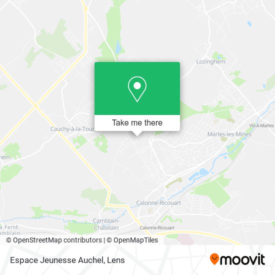 Espace Jeunesse Auchel map