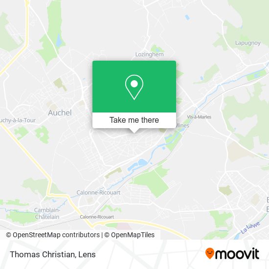 Mapa Thomas Christian