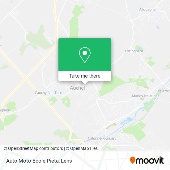 Auto Moto Ecole Pieta map